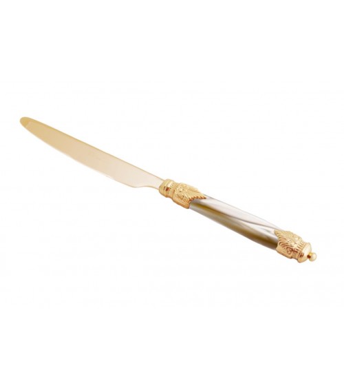 Arianna Oro Pvd - Table Knife - Rivadossi Sandro Cutlery -  - 