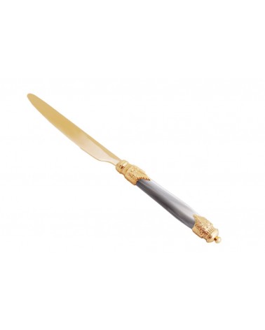 Arianna Oro Pvd - Couteau de Table - Couverts Rivadossi Sandro - 