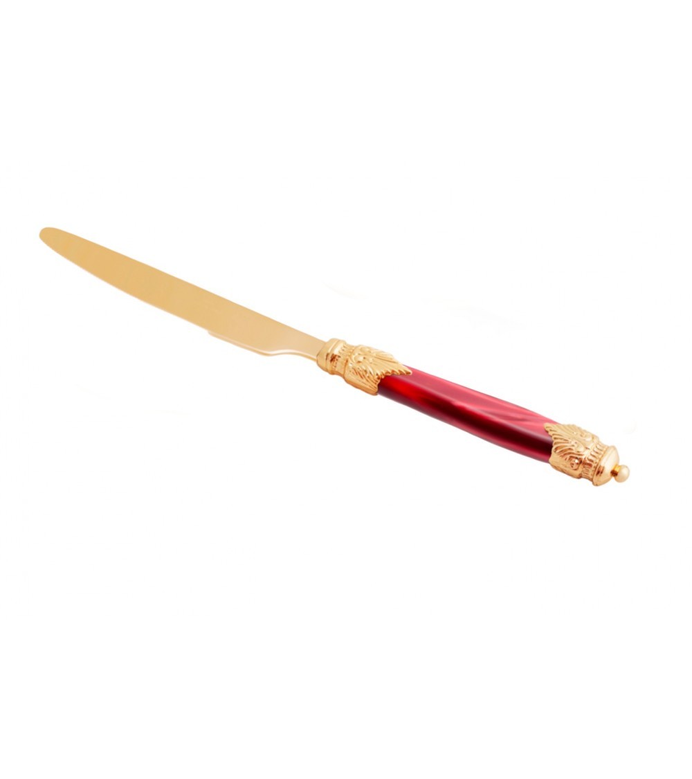 Arianna Oro Pvd - Couteau de Table - Couverts Rivadossi Sandro - 