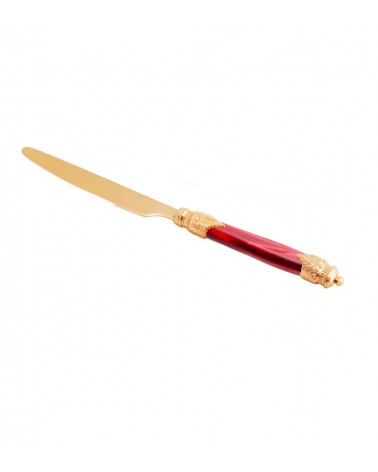 Arianna Oro Pvd - Coltello Tavola - Posate Rivadossi Sandro - 