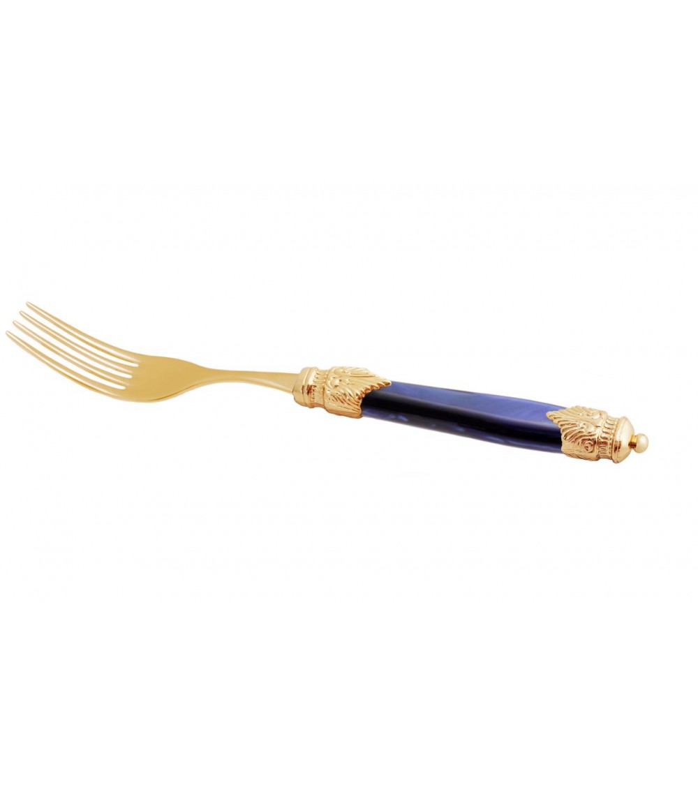Arianna Oro Pvd - Fourchette de Table - Couverts Italiens Rivadossi Sandro -