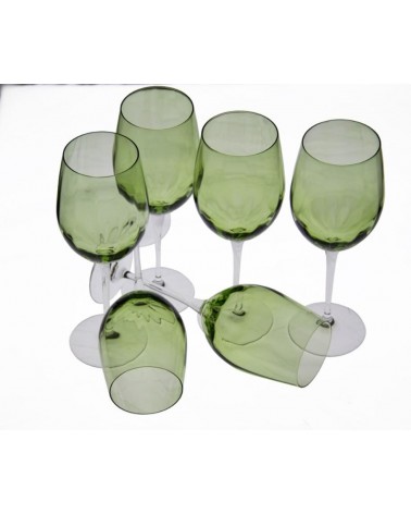 Royal Family - Set of 6 Tall Wine Glasses -  - 