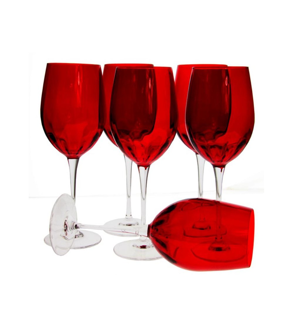 Royal Family - Set 6 Calici Alti Vino Rossi - 