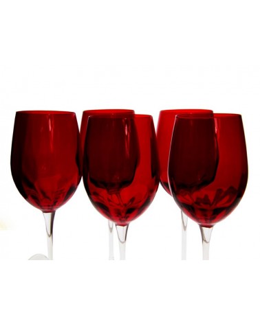 Royal Family - Set 6 Calici Alti Vino Rossi - 