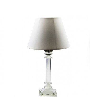 Royal Family - Crystal Table Lamp with White Lampshade -  - 