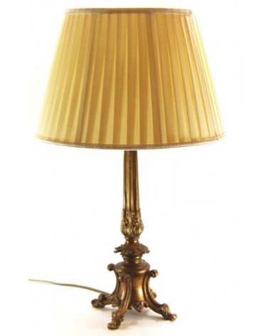 Famille Royale - Lampe Ancienne Or Style 18ème Siècle - 