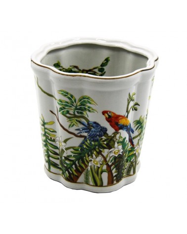 Royal Family - Cachepot Sagomato con Pappagalli - 