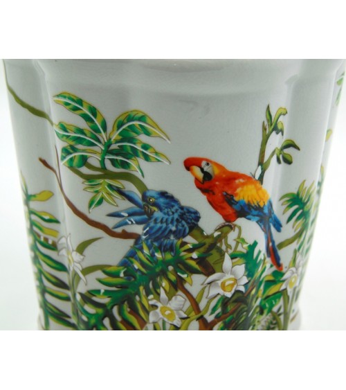 Royal Family - Shaped Cachepot with Parrots -  - 