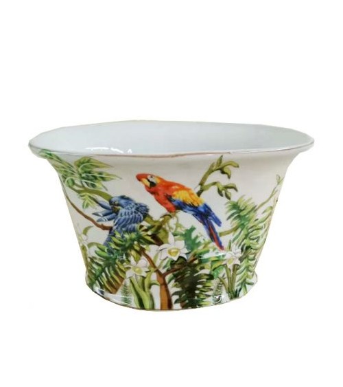 Royal Family - Oval Centerpiece with Parrots -  - 