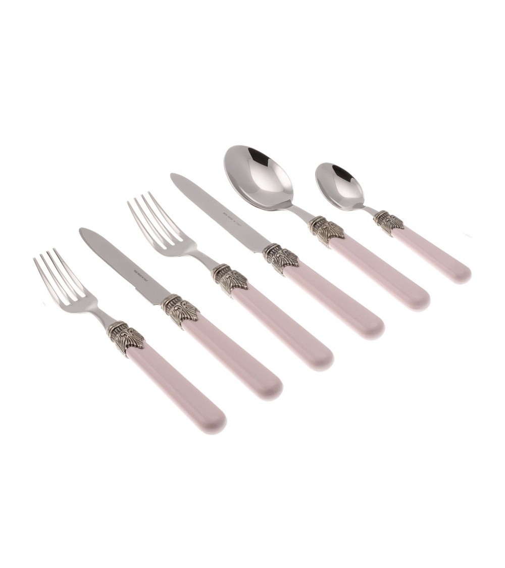 Posate Rivadossi Sandro Classic 36pz per 6 Persone - rosa