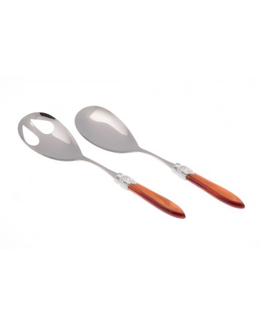 Salatbesteck-Set 2-teilig - Laura Silberfarbe - Rivadossi Sandro -