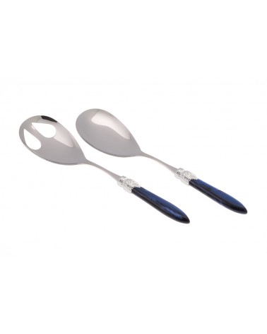 Couverts à Salade 2pcs - Laura Couleur Argent - Rivadossi Sandro -