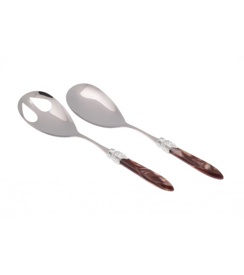 Couverts à Salade 2pcs - Laura Couleur Argent - Rivadossi Sandro -