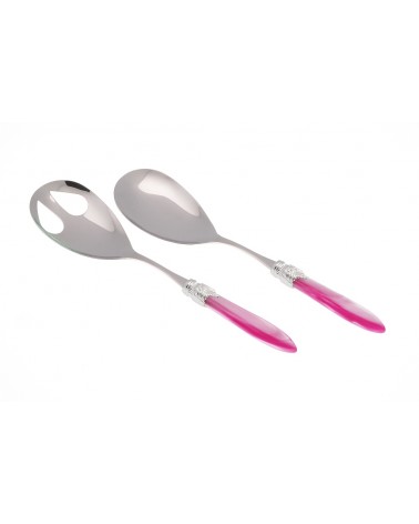 Couverts à Salade 2pcs - Laura Couleur Argent - Rivadossi Sandro -