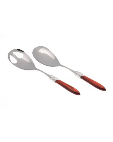 Salatbesteck-Set 2-teilig - Laura Silberfarbe - Rivadossi Sandro -