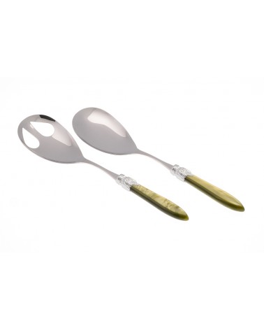 Salatbesteck-Set 2-teilig - Laura Silberfarbe - Rivadossi Sandro -