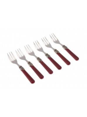 Set Classique 6pcs Fourchettes à Gâteau - Rivadossi Sandro -