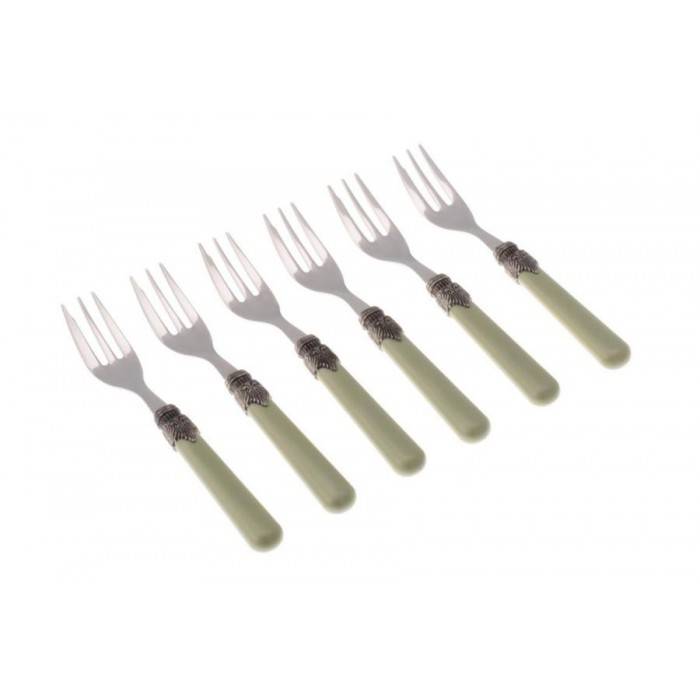 Klassisches Set mit 6 Kuchengabeln – Rivadossi Sandro -