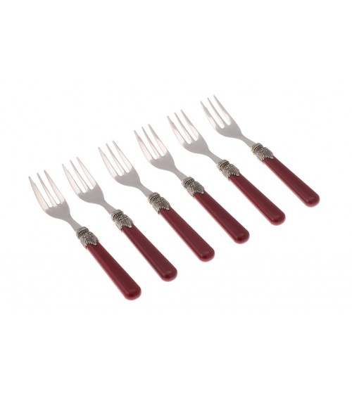 Fourchettes à gâteau Classic Set 6pcs - Rivadossi Sandro -