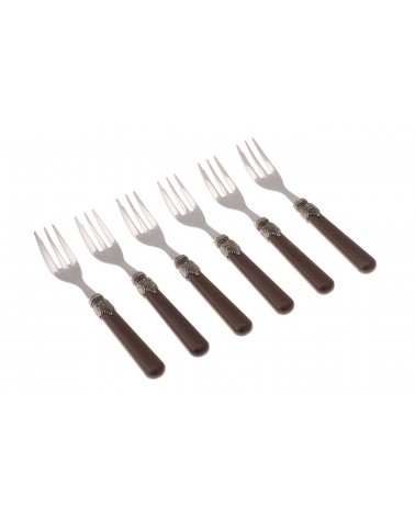 Fourchettes à gâteau Classic Set 6pcs - Rivadossi Sandro - 