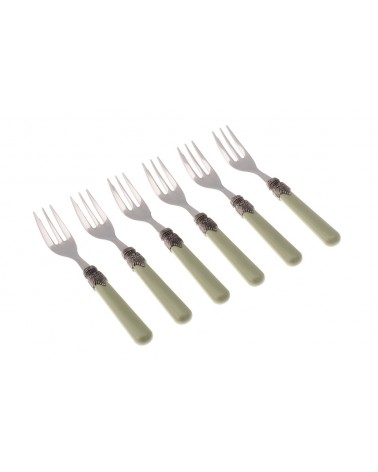 Klassisches Set mit 6 Kuchengabeln – Rivadossi Sandro - 