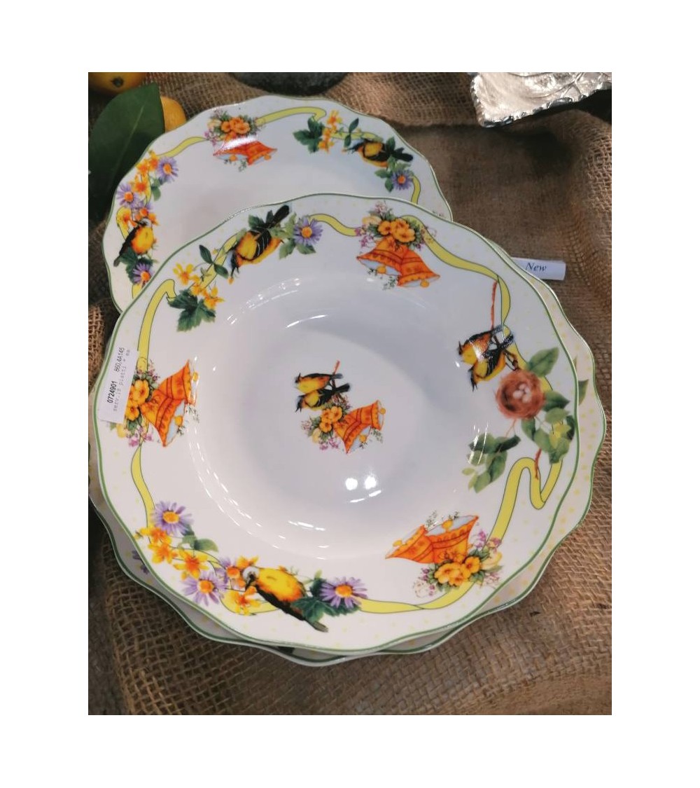 Service de table 18 pièces " Easter Birds" - Royal Family - 
