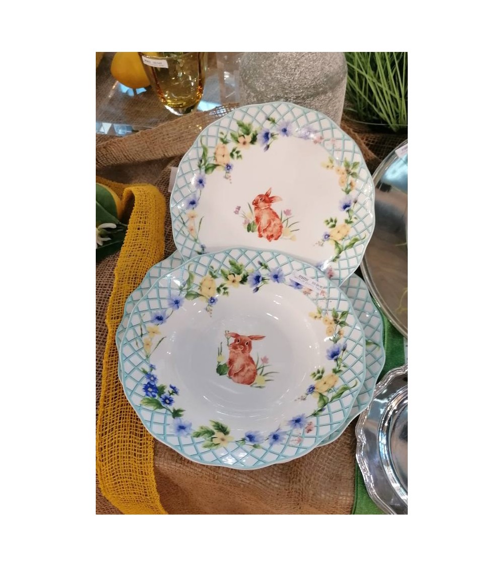 Royal Family - Tafelservice " Spring Easter" 18-Tlg - 