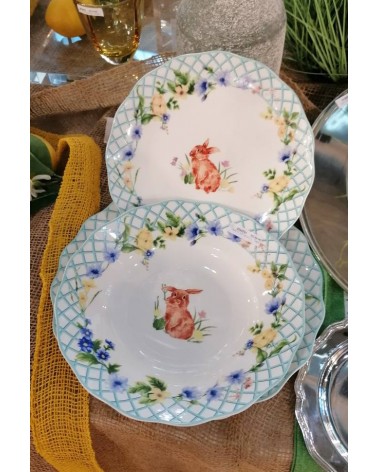 Royal Family - Tafelservice " Spring Easter" 18-Tlg - 