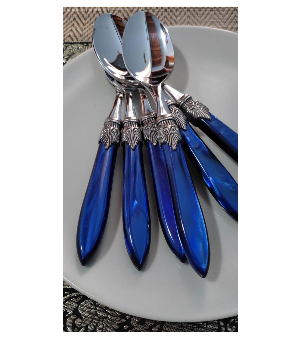 Laura 24pz Posate Rivadossi Sandro per Sei Persone - Made in Italy - Scatola Regalo - 