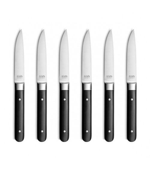 Fusion - Set of 6 Amefa Steel Meat Knives -