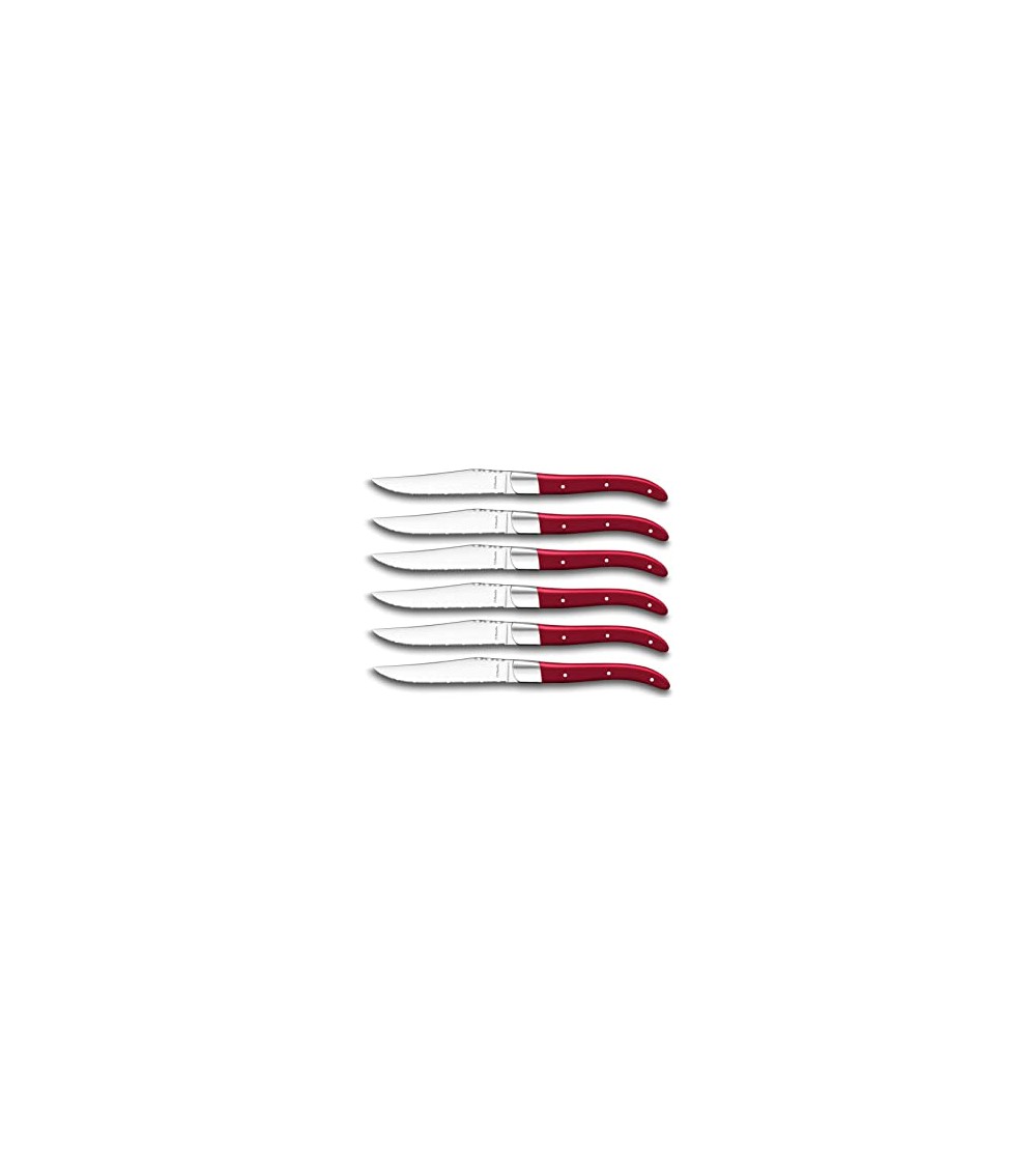 Amefa - Set mit 6 Royal Steak Steakmessern aus Edelstahl -