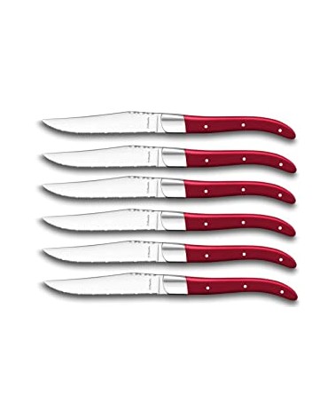 Amefa - Set of 6 Royal Steak Stainless Steel Steak Knives -