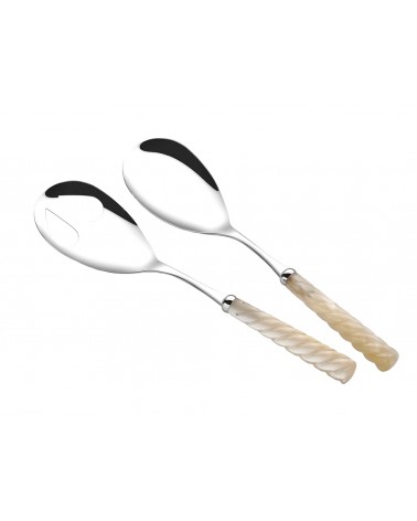 Rivadossi Modernes farbiges Besteck - Vito Set 2tlg Salat - 