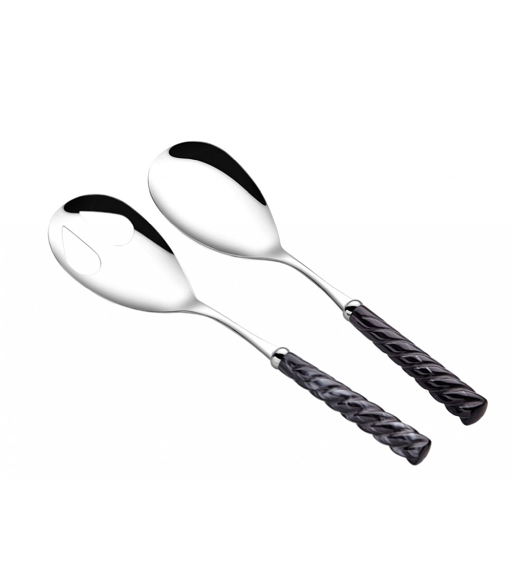 Rivadossi Modernes farbiges Besteck - Vito Set 2tlg Salat - 