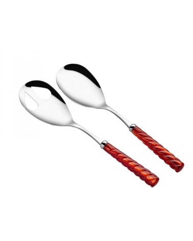 Rivadossi Modernes farbiges Besteck - Vito Set 2tlg Salat - 