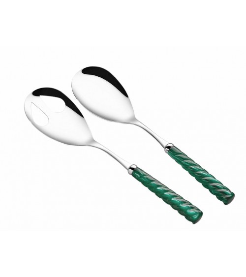 Rivadossi Modernes farbiges Besteck - Vito Set 2tlg Salat - 