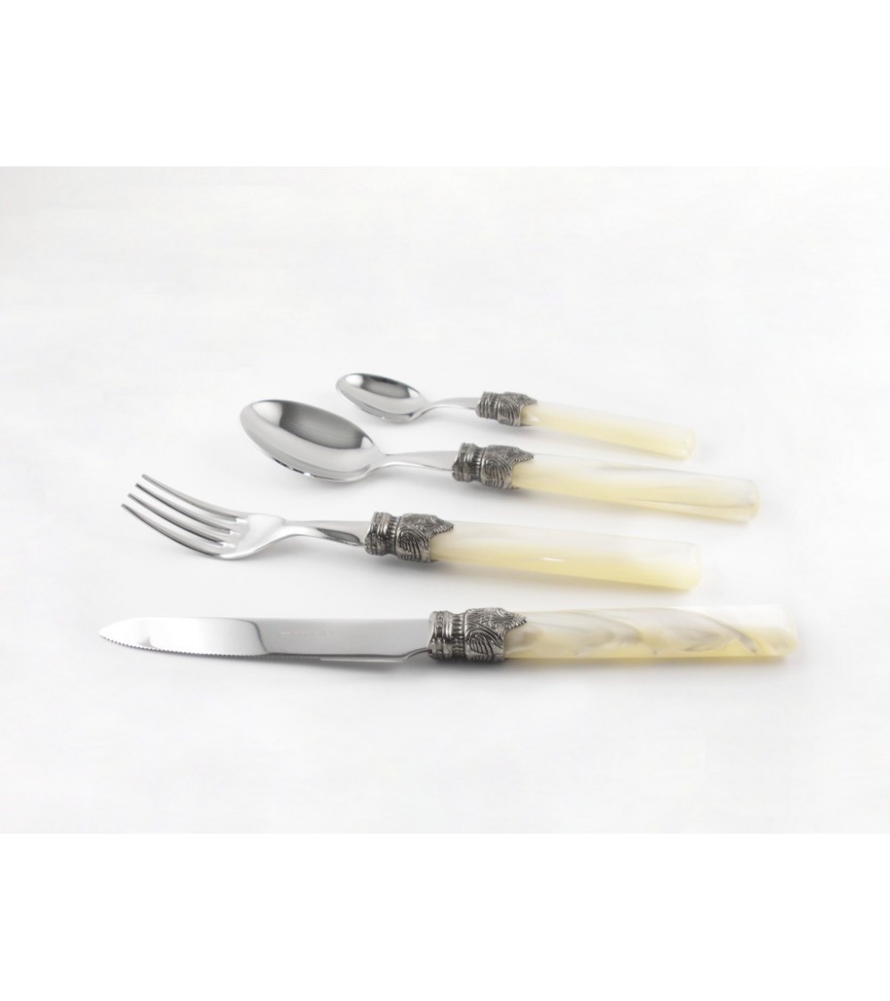 4-teiliges Tischset Tosca Rivadossi Sandro Farbiges Besteck - 