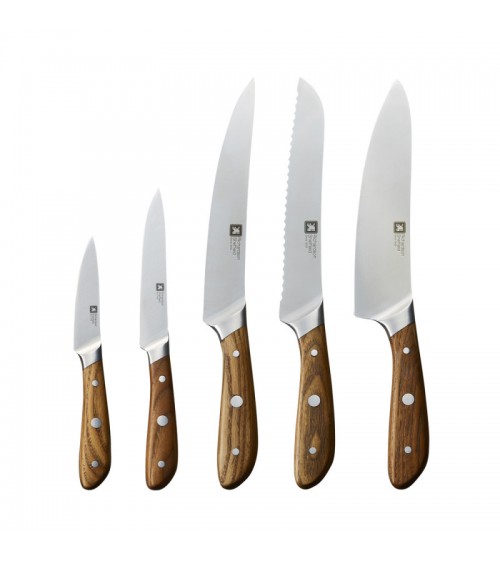 Ceppo 5 Coltelli in Acciaio - Richardson Sheffield Scandi - 