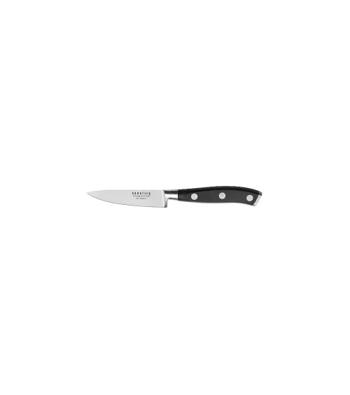 Couteau de bureau en acier et manche noir - Richardson Sheffield Vulcano - 