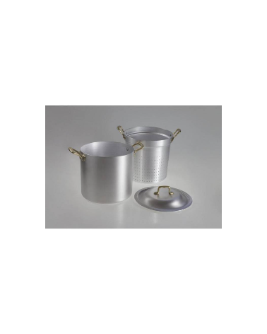 Professional Aluminum Pot with Colander and Lid -  - 8009137502229