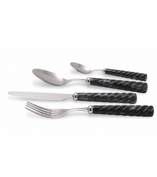 Set 4-teiliges Vito-farbiges Perlmuttbesteck – Tischplatz - 
