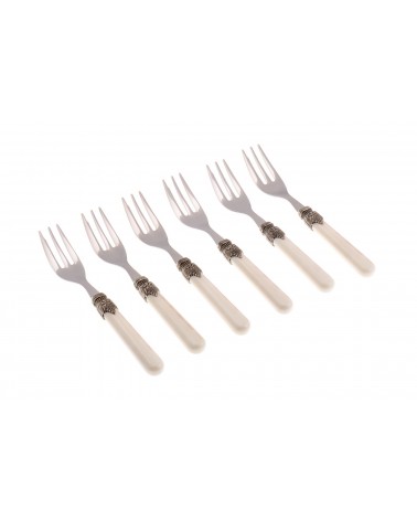 Vintage - Rivadossi Besteckset 6-teilig Kuchen Gabeln - 