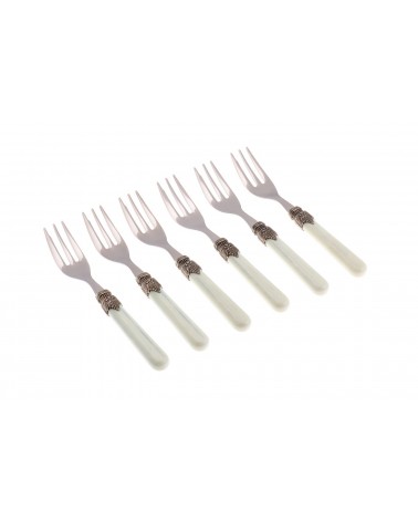 Vintage - Rivadossi Besteckset 6-teilig Kuchen Gabeln - 