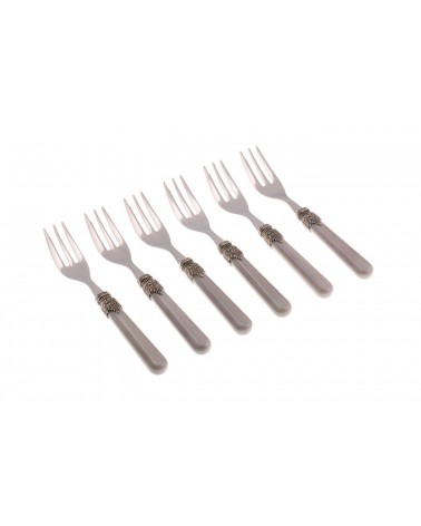 Vintage - Rivadossi Besteckset 6-teilig Kuchen Gabeln - 