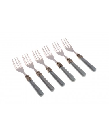 Vintage - Rivadossi Besteckset 6-teilig Kuchen Gabeln - 