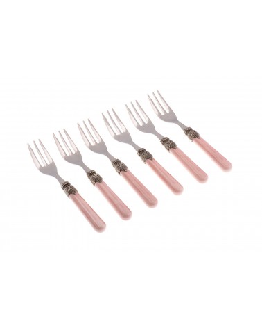 Vintage - Rivadossi Besteckset 6-teilig Kuchen Gabeln - 