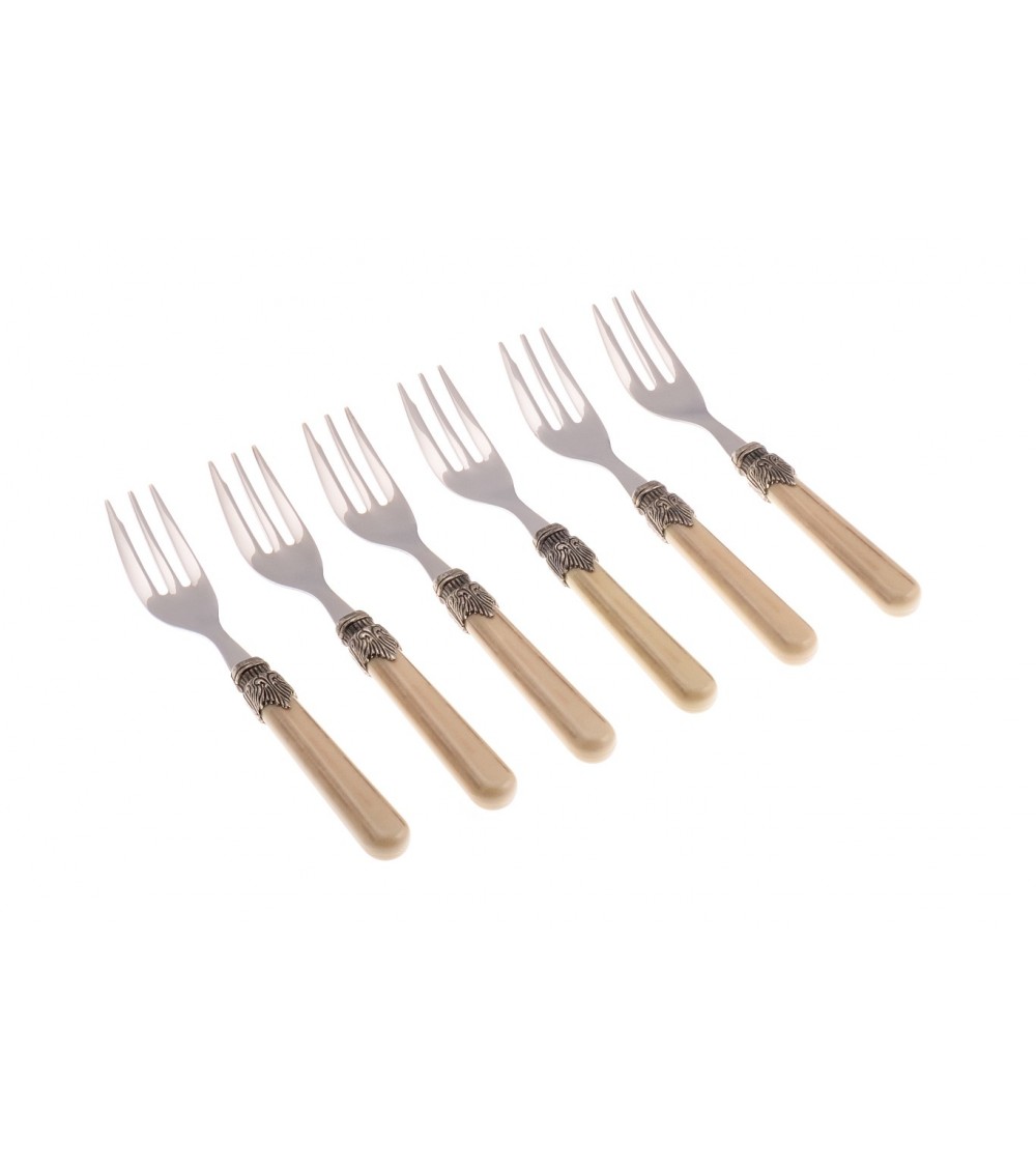 Vintage - Rivadossi Besteckset 6-teilig Kuchen Gabeln - 