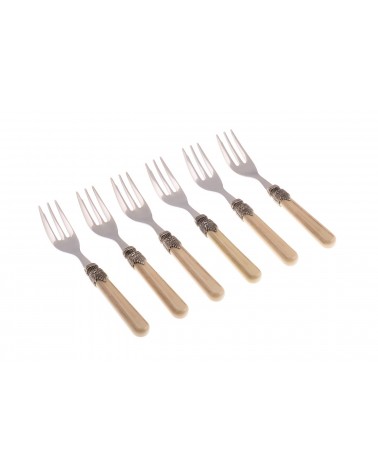 Vintage - Rivadossi Besteckset 6-teilig Kuchen Gabeln - 