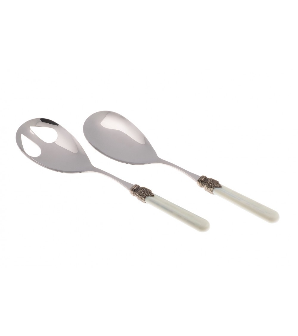 Rivadossi Sandro: Vintage Set 2-teiliges Salatbesteck - 