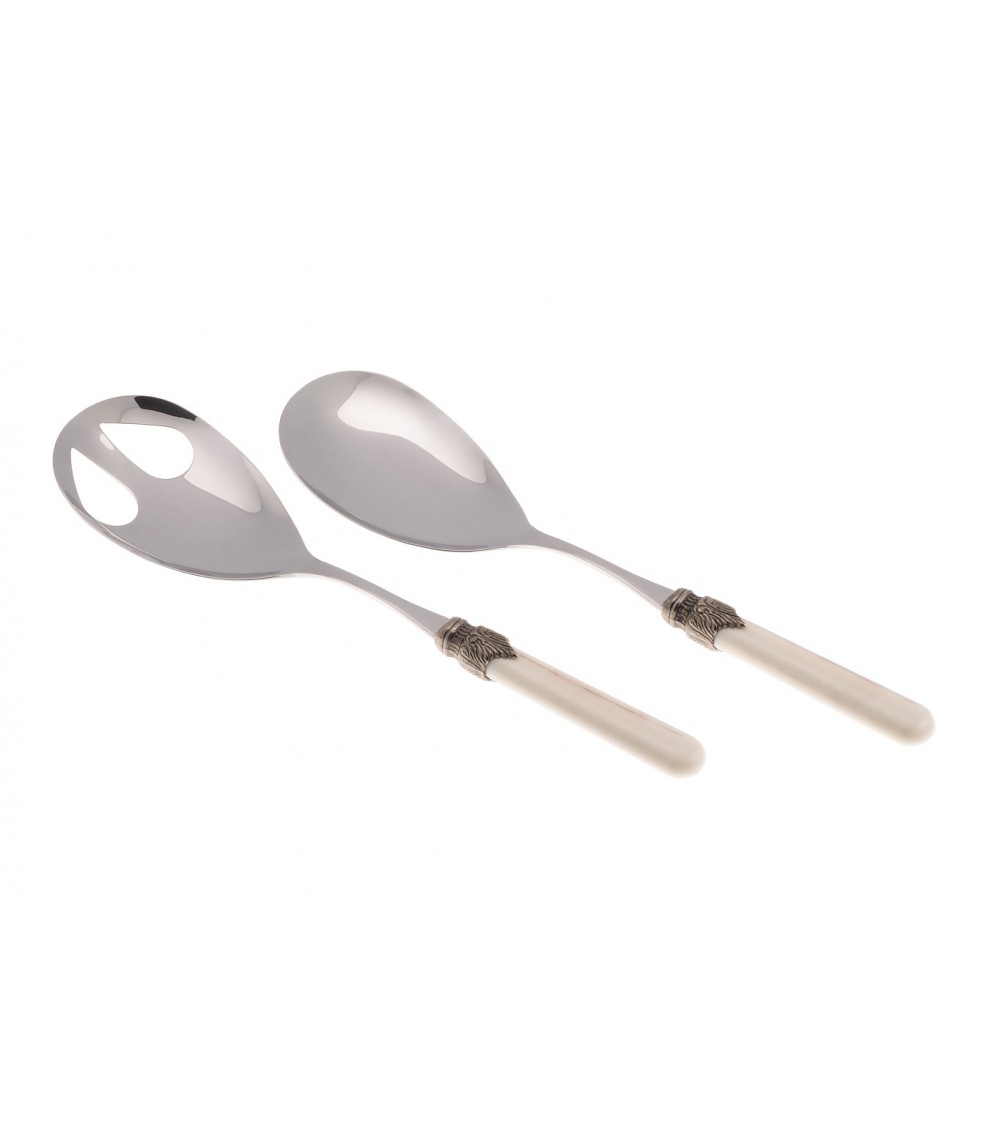 Rivadossi Sandro: Vintage Set 2-teiliges Salatbesteck - 